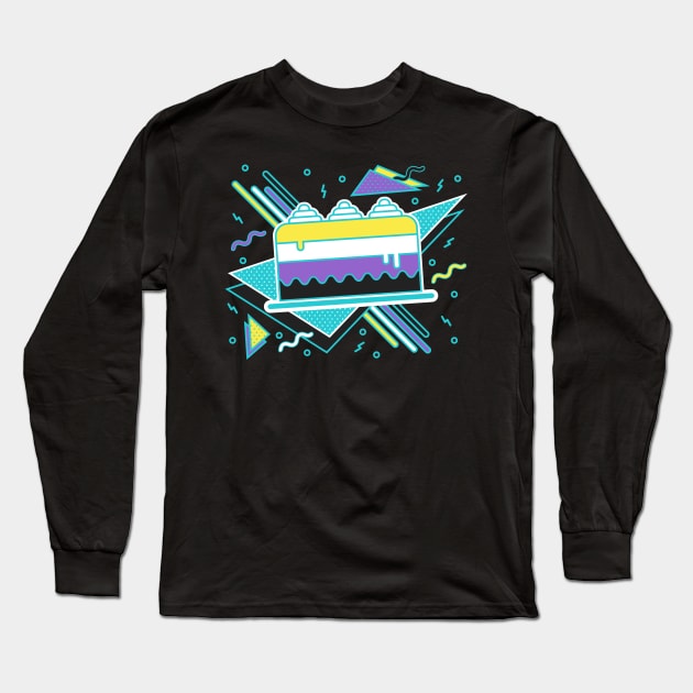 Sweet Pride - Nonbinary Long Sleeve T-Shirt by wanderingkotka